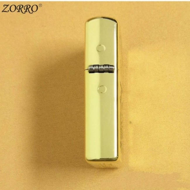 Bật Lửa Zippo Zorro Thuận Buồm Xuôi Gió Khắc 3 Mặt Đồng Nguyên Khối ( Xài Xăng - Có Hộp )