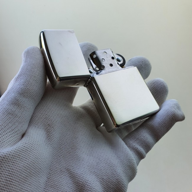 Bật Lửa Zippo Bạc Khối Sterling Armor 2021 Hột Quẹt Xăng Đá Zippo