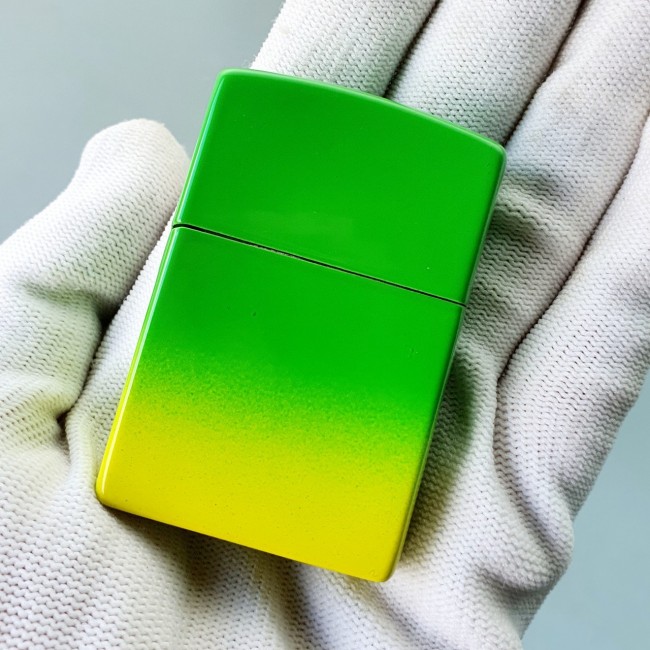 Bật Lửa Zippo Gas Đá Phối Màu Sơn Tĩnh Điện Độc Lạ Sáng Tạo ( Lửa Thường )