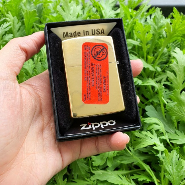 Bật Lửa Zippo Mỹ Đồng Bạn Hữu Đường Xa Đời E2000-XVI ( Ruột Vàng , Fullbox)