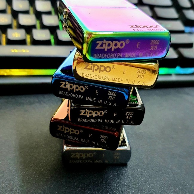 Bật Lửa Zippo Mạ Chrome Mã Số Phát Tài Phát Lộc Đời La Mã E2000-XVI ( Kèm Hộp) Khách Được Chọn Màu C