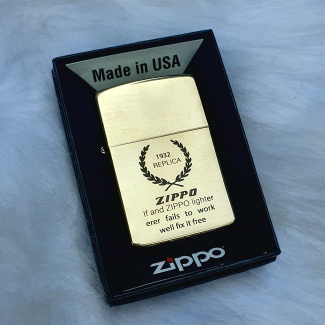 Bật Lửa Zippo REPLICA 1932 Mộc Đáy Ngược Đời La Mã XIII Phiên Bản Giới Hạn 868/1000 - Có Hộp - Tem Đ