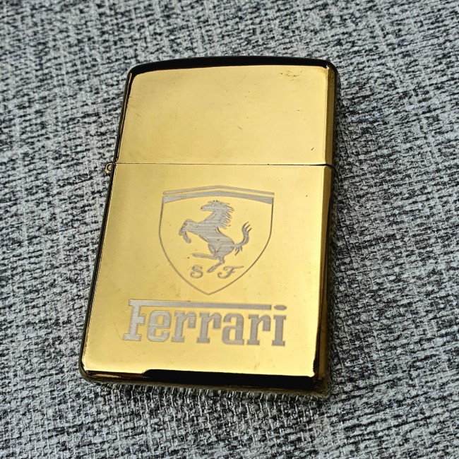 Bộ 3 Món Bật Lửa Zippo Logo Hãng Xe Nhiều Mẫu ( Có Hộp )