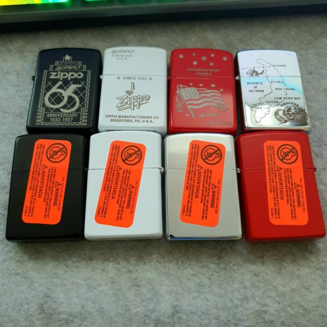 Bật Lửa Zippo Chủ Đề Cờ Mỹ ( Có Tem Đỏ ) KHÔNG KÈM HỘP ZIPPO