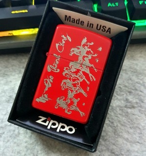 Bật Lửa Zippo Mã Đáo Thành Công Đời La Mã ( Có Tem Đỏ ) KÈM HỘP ZIPPO