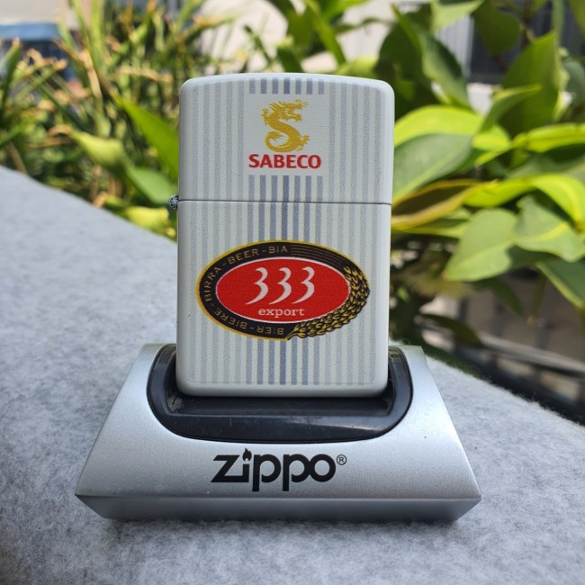 Bộ 4 Cái Zippo Sơn Tĩnh Điện Thương Hiệu Bia ( Có Hộp )